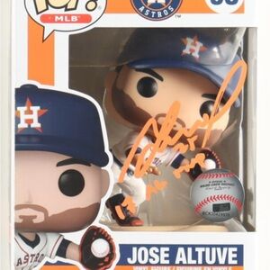 Jose Altuve Signed Astros #98 Funko Pop! "17 AL MVP" (Beckett)